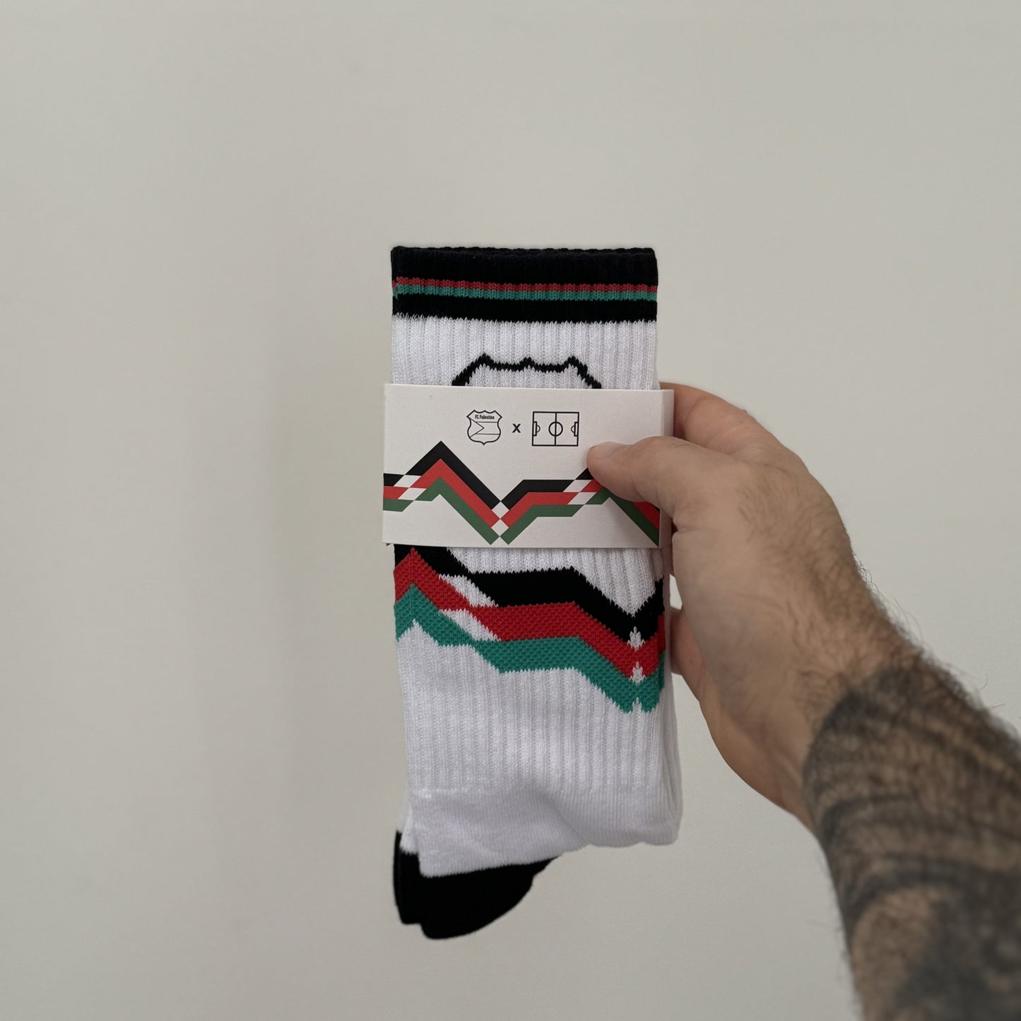 FC Palestina X Hallowed Ground sock