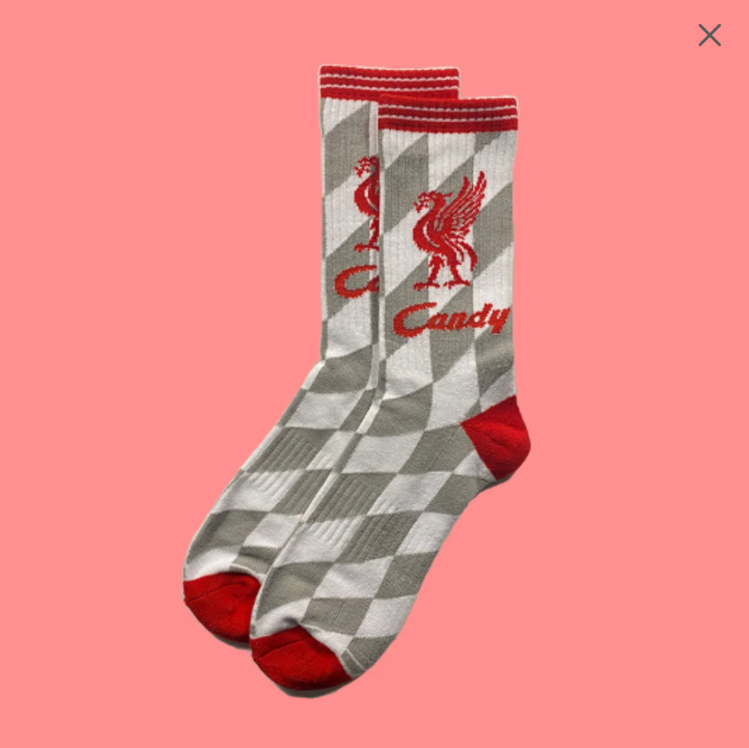 Merseyside Red retro sock